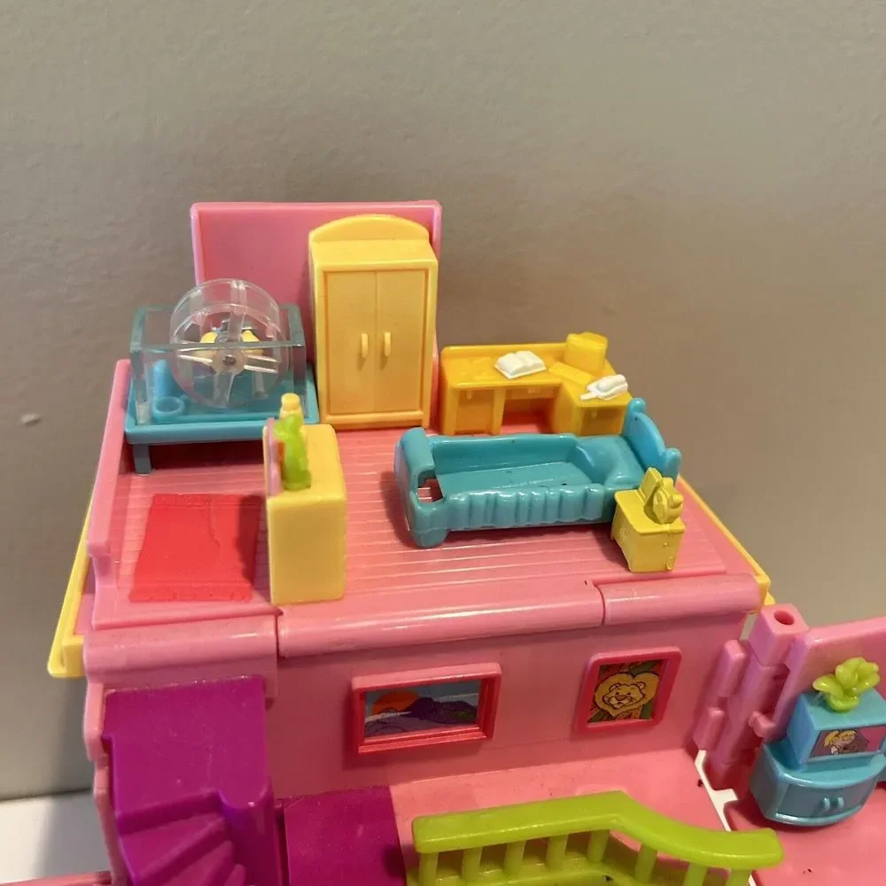 2000 Mattel Polly Pocket Pet Land Hacienda Ranch House Vintage Mattel No Figures